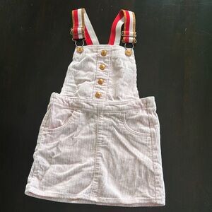 Levi's Kids pink Corduroy Overalls with Red Straps